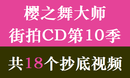樱之舞大师街拍CD第10季